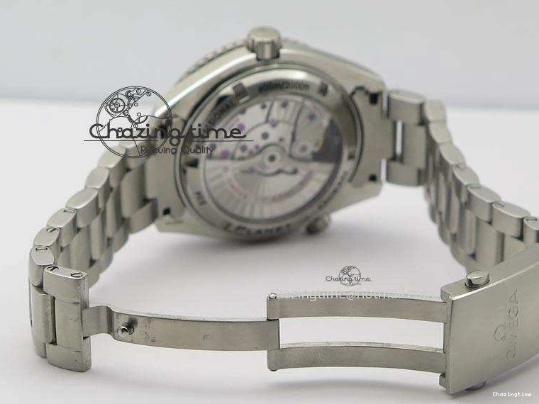 0404 Planet Ocean SS Bp Maker 45mm Orange Bezel On SS Bracelet A DailyWear 8216